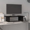 vidaXL - Monitorstandaard - 100x27x15 - cm - massief - grenenhout - wit