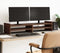 vidaXL - Monitorstandaard - 100x27x20 - cm - bewerkt - hout - bruin - eikenkleurig