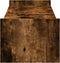 vidaXL - Monitorstandaard - 100x27x20 - cm - bewerkt - hout - gerookt - eikenkleurig