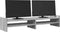vidaXL - Monitorstandaard - 100x27x20 - cm - bewerkt - hout - grijs - sonoma - eiken