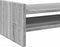 vidaXL - Monitorstandaard - 100x27x20 - cm - bewerkt - hout - grijs - sonoma - eiken