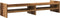 vidaXL - Monitorstandaard - 100x27x20 - cm - bewerkt - hout - oud - houtkleurig