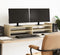 vidaXL - Monitorstandaard - 100x27x20 - cm - bewerkt - hout - sonoma - eikenkleurig