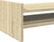 vidaXL - Monitorstandaard - 100x27x20 - cm - bewerkt - hout - sonoma - eikenkleurig
