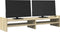 vidaXL - Monitorstandaard - 100x27x20 - cm - bewerkt - hout - sonoma - eikenkleurig