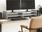 vidaXL - Monitorstandaard - 100x27x20 - cm - bewerkt - hout - betongrijs