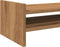 vidaXL - Monitorstandaard - 100x27x20 - cm - bewerkt - hout - artisanaal - eiken