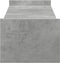 vidaXL - Monitorstandaard - 100x27x20 - cm - bewerkt - hout - betongrijs