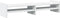 vidaXL - Monitorstandaard - 100x27x20 - cm - bewerkt - hout - wit