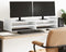 vidaXL - Monitorstandaard - 100x27x20 - cm - bewerkt - hout - wit