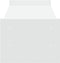 vidaXL - Monitorstandaard - 100x27x20 - cm - bewerkt - hout - wit