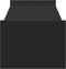 vidaXL - Monitorstandaard - 100x27x20 - cm - bewerkt - hout - zwart