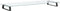 vidaXL - Monitorstandaard - 100x35x8 - cm - gehard - glas - en - metaal - zwart