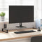 vidaXL - Monitorstandaard - 100x35x8 - cm - gehard - glas - en - metaal - zwart