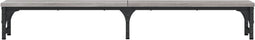 vidaXL - Monitorstandaard - 105x23x15,5 - cm - bewerkt - hout - grijs - sonoma