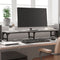 vidaXL - Monitorstandaard - 105x23x15,5 - cm - bewerkt - hout - grijs - sonoma