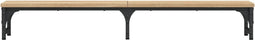 vidaXL - Monitorstandaard - 105x23x15,5 - cm - bewerkt - hout - sonoma - eikenkleur