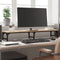 vidaXL - Monitorstandaard - 105x23x15,5 - cm - bewerkt - hout - sonoma - eikenkleur