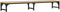 vidaXL - Monitorstandaard - 105x23x15,5 - cm - bewerkt - hout - sonoma - eikenkleur