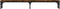 vidaXL - Monitorstandaard - 105x23x15,5 - cm - bewerkt - hout - gerookt - eikenkleur