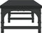 vidaXL - Monitorstandaard - 105x23x15,5 - cm - bewerkt - hout - zwart