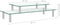 vidaXL - Monitorstandaard - 2-laags - transparant - glas