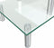 vidaXL - Monitorstandaard - 2-laags - transparant - glas
