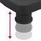 vidaXL - Monitorstandaard - 33,5x34x10,5 - cm - zwart