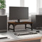 vidaXL - Monitorstandaard - 37x23x14 - cm - bewerkt - hout - bruin - eikenkleur