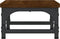 vidaXL - Monitorstandaard - 37x23x14 - cm - bewerkt - hout - bruin - eikenkleur