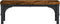 vidaXL - Monitorstandaard - 37x23x14 - cm - bewerkt - hout - gerookt - eikenkleurig