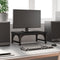vidaXL - Monitorstandaard - 37x23x14 - cm - bewerkt - hout - zwart