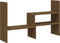 vidaXL - Monitorstandaard - (39-72)x17x43 - cm - grenenhout - honingbruin