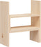vidaXL - Monitorstandaard - (39-72)x17x43 - cm - grenenhout - honingbruin