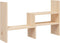 vidaXL - Monitorstandaard - (39-72)x17x43 - cm - grenenhout - honingbruin