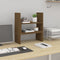 vidaXL - Monitorstandaard - (39-72)x17x43 - cm - grenenhout - honingbruin