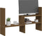 vidaXL - Monitorstandaard - (39-72)x17x43 - cm - grenenhout - honingbruin
