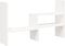 vidaXL - Monitorstandaard - (39-72)x17x43 - cm - massief - grenenhout - wit