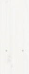 vidaXL - Monitorstandaard - (39-72)x17x43 - cm - massief - grenenhout - wit