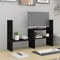 vidaXL - Monitorstandaard - (39-72)x17x43 - cm - massief - grenenhout - wit