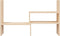 vidaXL - Monitorstandaard - (39-72)x17x43 - cm - massief - grenenhout - grijs