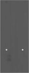vidaXL - Monitorstandaard - (39-72)x17x43 - cm - massief - grenenhout - grijs