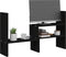 vidaXL - Monitorstandaard - (39-72)x17x43 - cm - massief - grenenhout - zwart