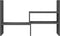 vidaXL - Monitorstandaard - (39-72)x17x43 - cm - massief - grenenhout - grijs