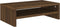 vidaXL - Monitorstandaard - 42x24x13 - cm - bewerkt - hout - bruin - eikenkleur