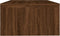 vidaXL - Monitorstandaard - 42x24x13 - cm - bewerkt - hout - bruin - eikenkleur