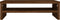 vidaXL - Monitorstandaard - 42x24x13 - cm - bewerkt - hout - bruin - eikenkleur