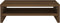 vidaXL - Monitorstandaard - 42x24x13 - cm - bewerkt - hout - bruin - eikenkleur