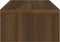vidaXL - Monitorstandaard - 42x24x13 - cm - bewerkt - hout - bruin - eikenkleur