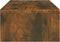 vidaXL - Monitorstandaard - 42x24x13 - cm - bewerkt - hout - gerookt - eikenkleurig